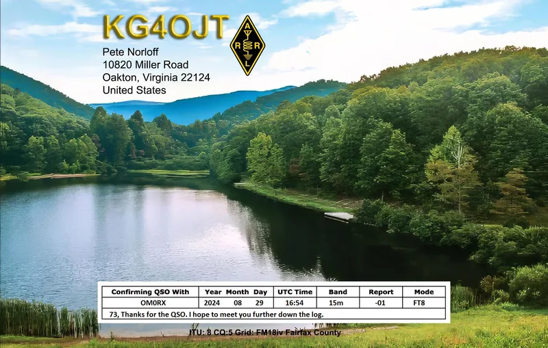 QSL card