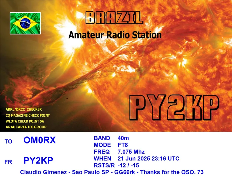 QSL card