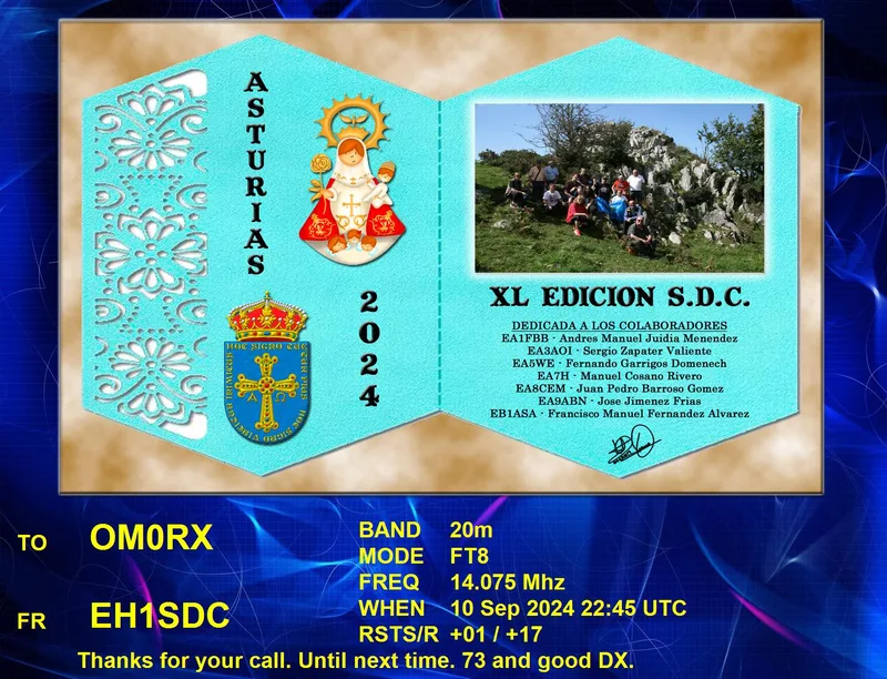 QSL card