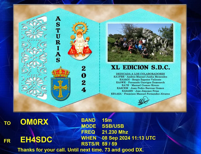 QSL card