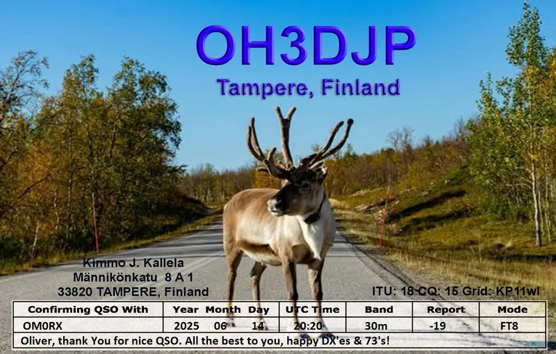 QSL card