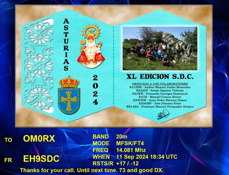QSL card