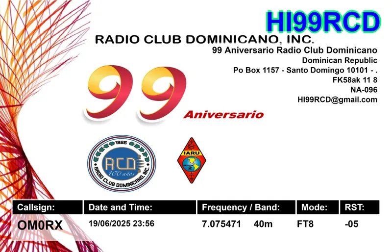 QSL card