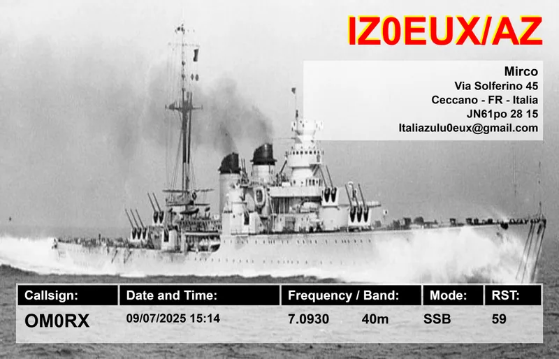 QSL card