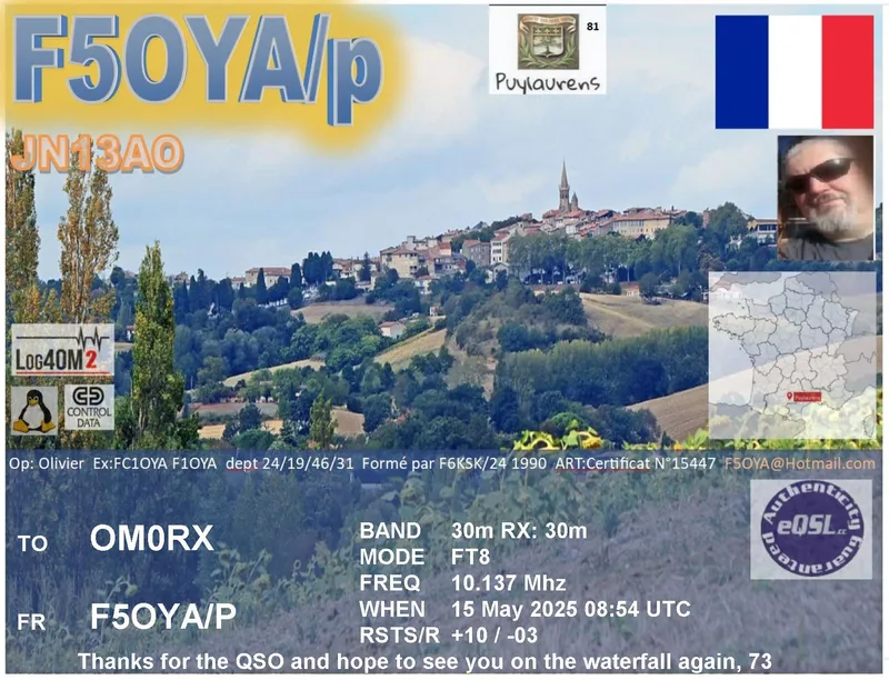 QSL card